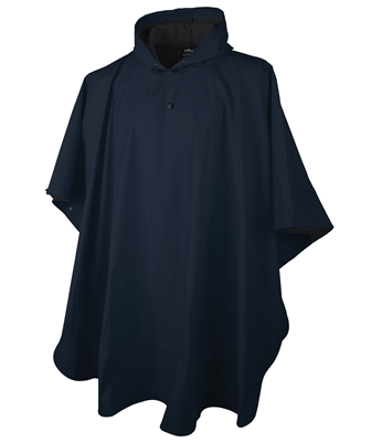 Peak Rain Poncho - Navy
